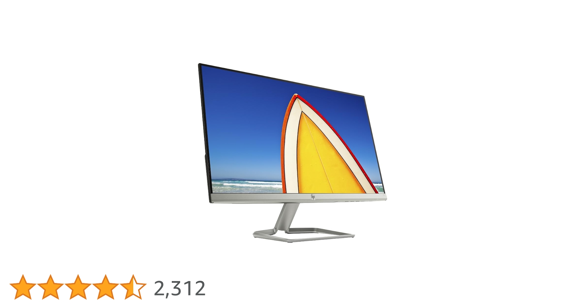 HP 2XN60AA#ABU 24F Display Monitor LED,23.8 Inches,IPS,FHD,1 HDMI